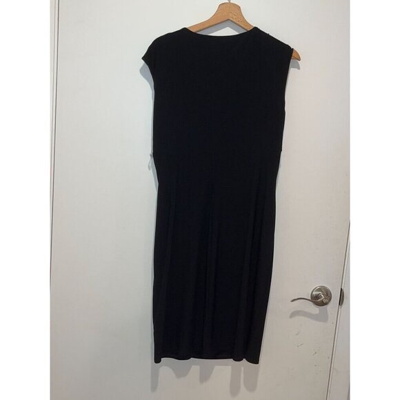 Lauren Ralph Lauren Faux Wrap Sleeveless Stretch Sheath Mini Dress Women's Size - Picture 5 of 10